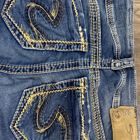 24W/29L Silver Joga Jeans - Picture 4 of 7